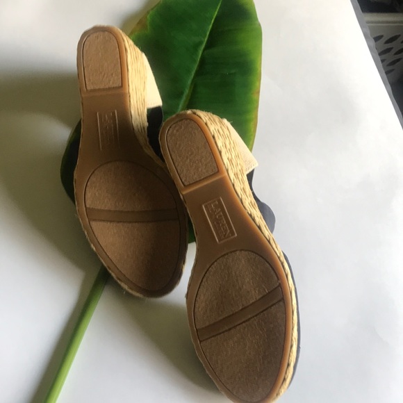 Ralph Lauren Platform Wedges in Blue - Picture 2 of 4